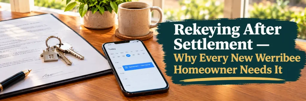 Rekeying After Settlement — Why Every New Werribee Homeowner Needs It